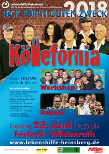 Ein Plakat mit Text. Darauf stehen Infos zu einem Fest. Es gibt einen Termin und Preise.