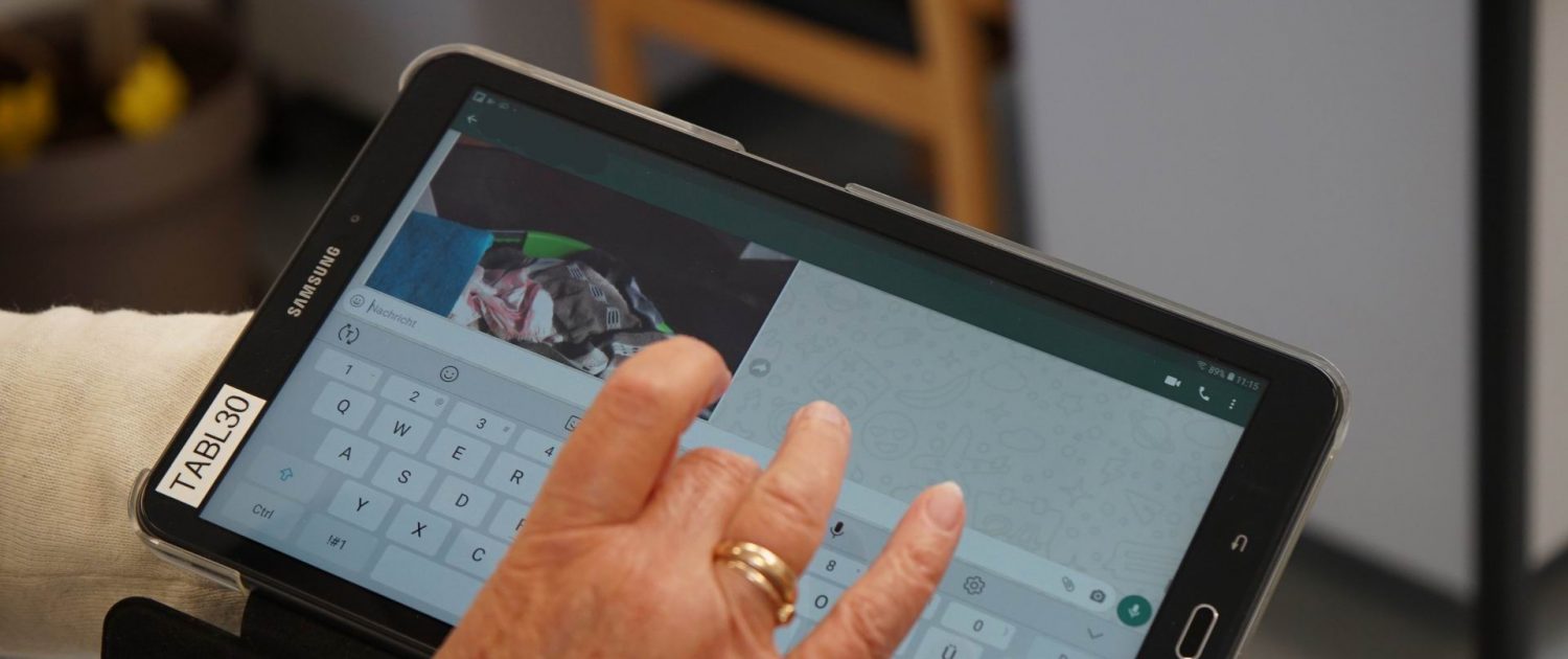Direkter Nachrichtenaustausch per Tablet
