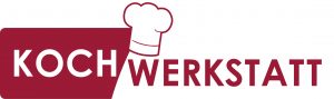 Logo von Werkstatt für kulinarische Kreativität mit einem Kochhut.