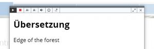 Screenshot einer Webseite mit dem Titel "Erklärung" und einem Textabschnitt, der Informationen zu einem Thema präsentiert.