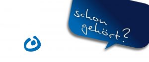 Ein weißes Symbol mit einem Kreis und einem Strich.