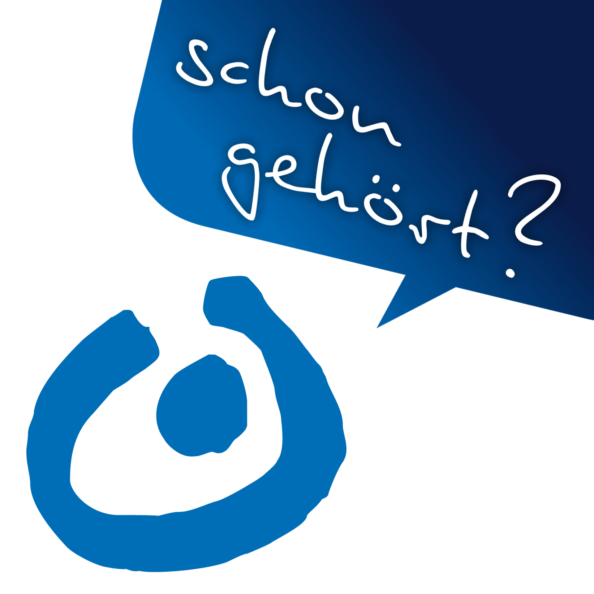 Ein blaues Symbol, das wie eine einfache, stilisierte Person aussieht.