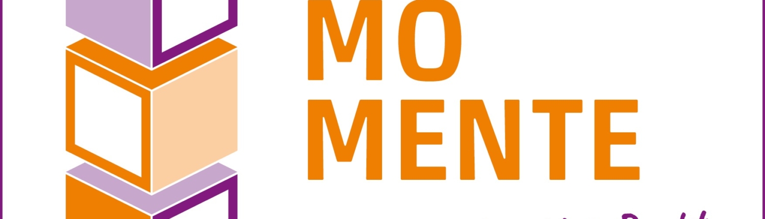 Plakat für die Veranstaltung "Besondere Momente" am 20. August 2023, präsentiert von Lutz Capelle, mit grafischen Elementen in lila und orange.