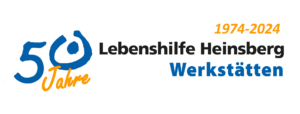 Logo der Lebenshilfe H, das den Slogan "Wer" enthält, symbolisiert Unterstützung und Integration für Menschen mit Behinderungen.