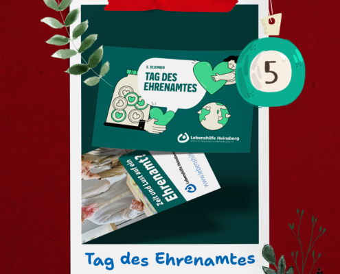 Ein Kalender zeigt den 5. Dezember. Darauf steht "Tag des Ehrenamtes".